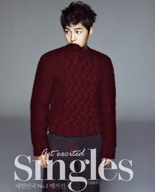 ソン・ジュンギ韓国雑誌「Singles」12月号グラビア写真