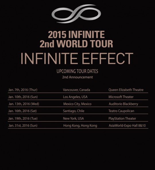 INFINITE 2nd WORLD TOUR INFINITE EFFECT