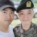 2PMの友情！テギョン、チャンソンの基礎軍事訓練を修了式に出席