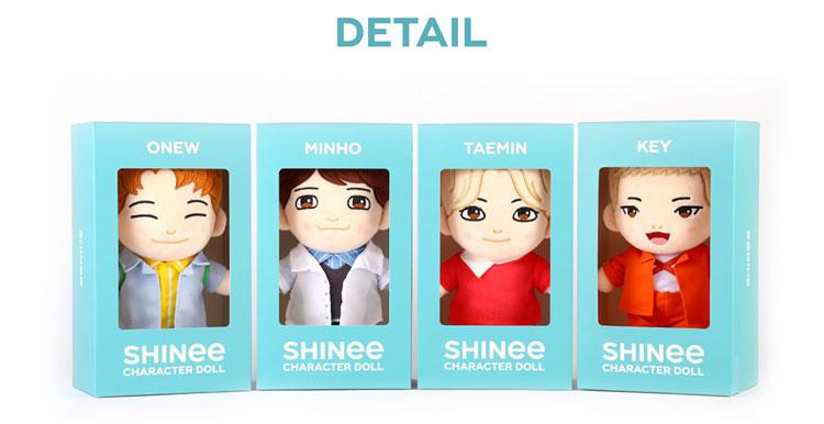 Shinee シャイニー のキャラクターぬいぐるみ人形も発売 K Plaza