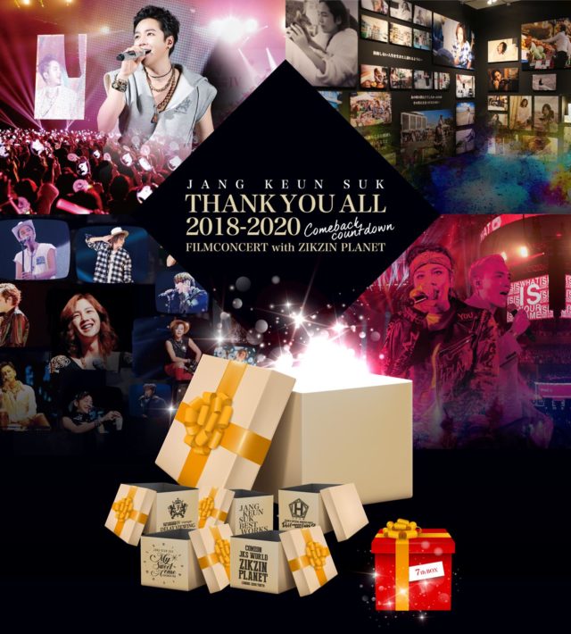 チャン・グンソク『JANG KEUN SUK comeback countdown “THANK YOU ALL 2018-2020”』