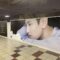 チャンミンの「Human」特大ボード 新宿駅