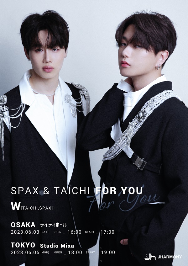 W(SPAX &TAICHI) 「FOR YOU」ポスター